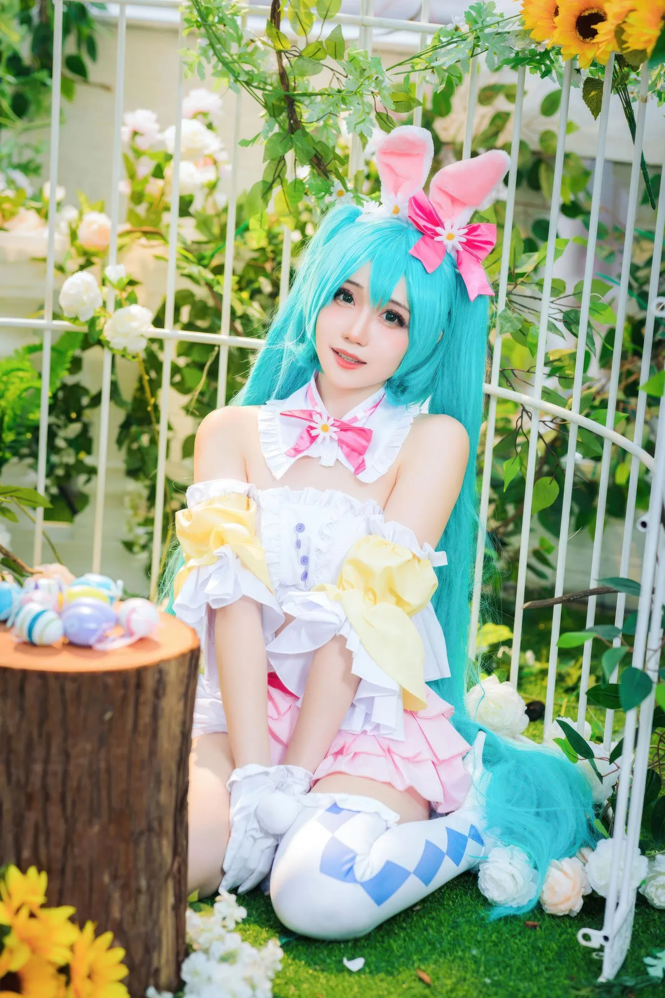 图片[5]-No.051 – 初音未来 复活节兔子 [22P]-coswz-cos王者