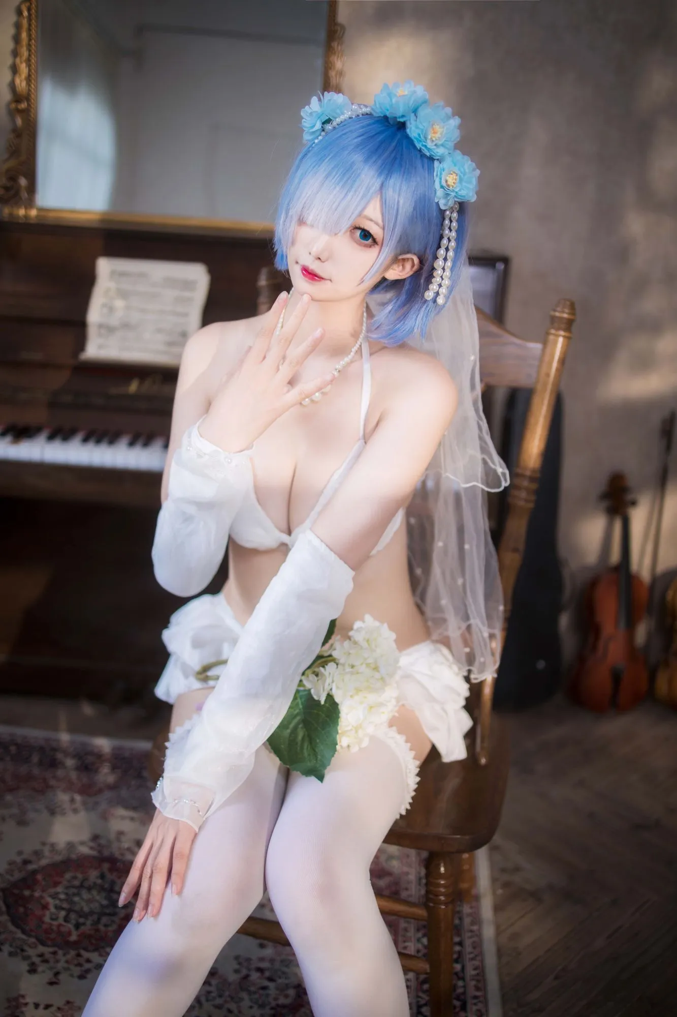 No.054 – 蕾姆花嫁 [26P]-图妖社