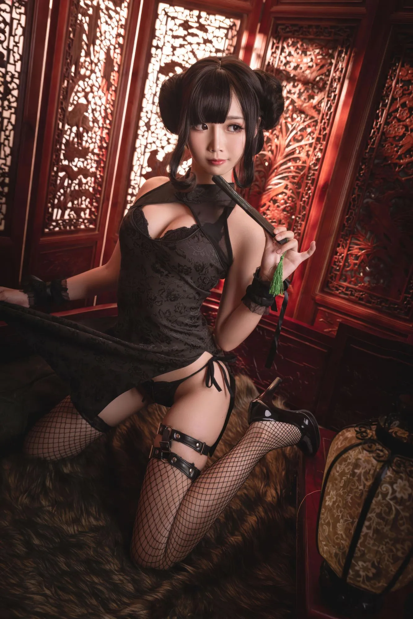 图片[3]-No.153 – 魔女旗袍 [33P]-coswz-cos王者
