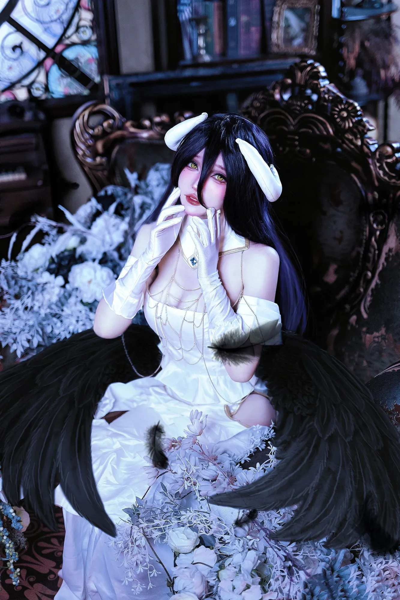 No.547 – 「阿洛洛洛大魔王」Overlord 雅儿贝德 [13P]-图妖社