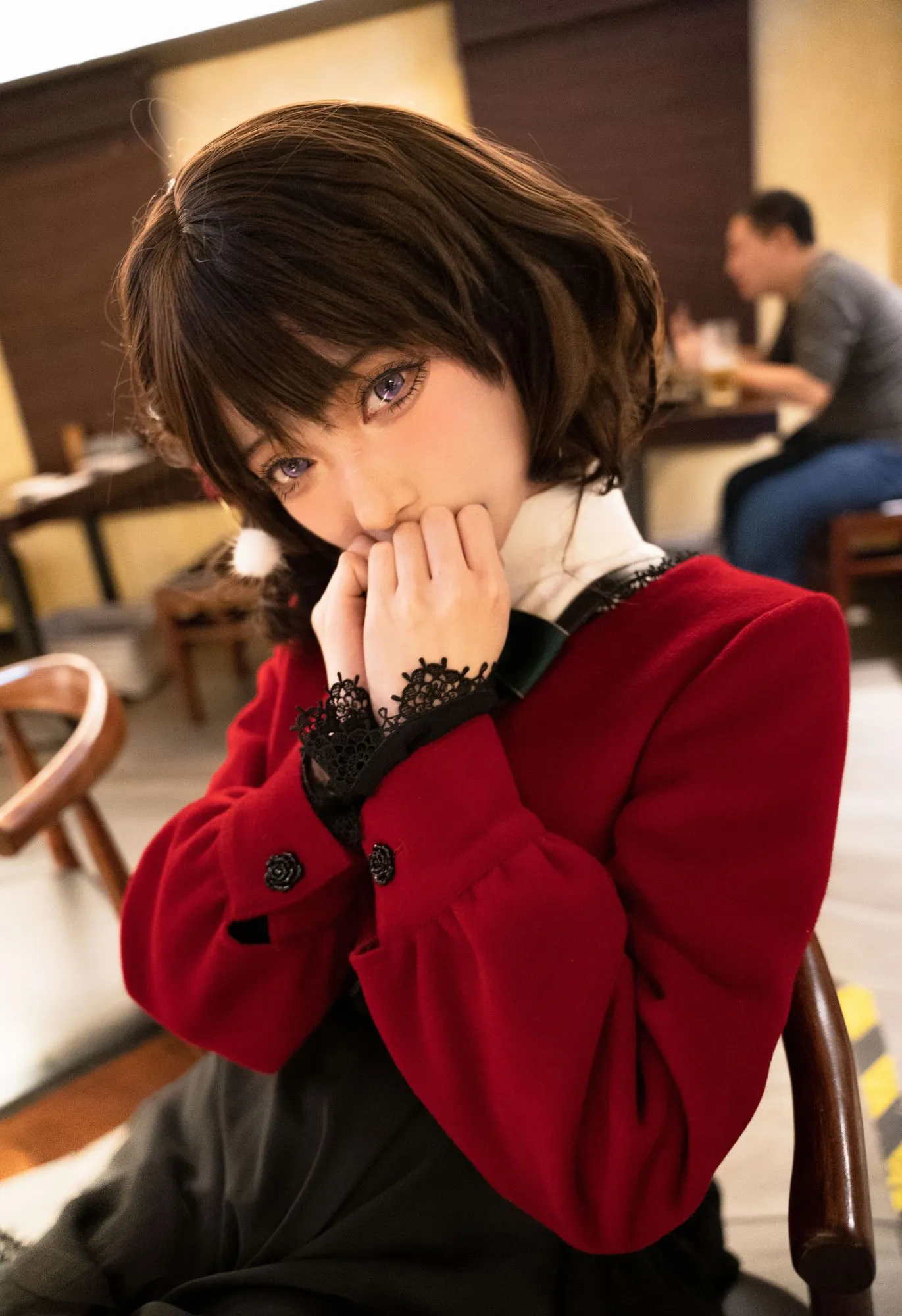 No.557 – 「炭烤莉莉黑」桌面少女 冬 林檎 [18P]-图妖社