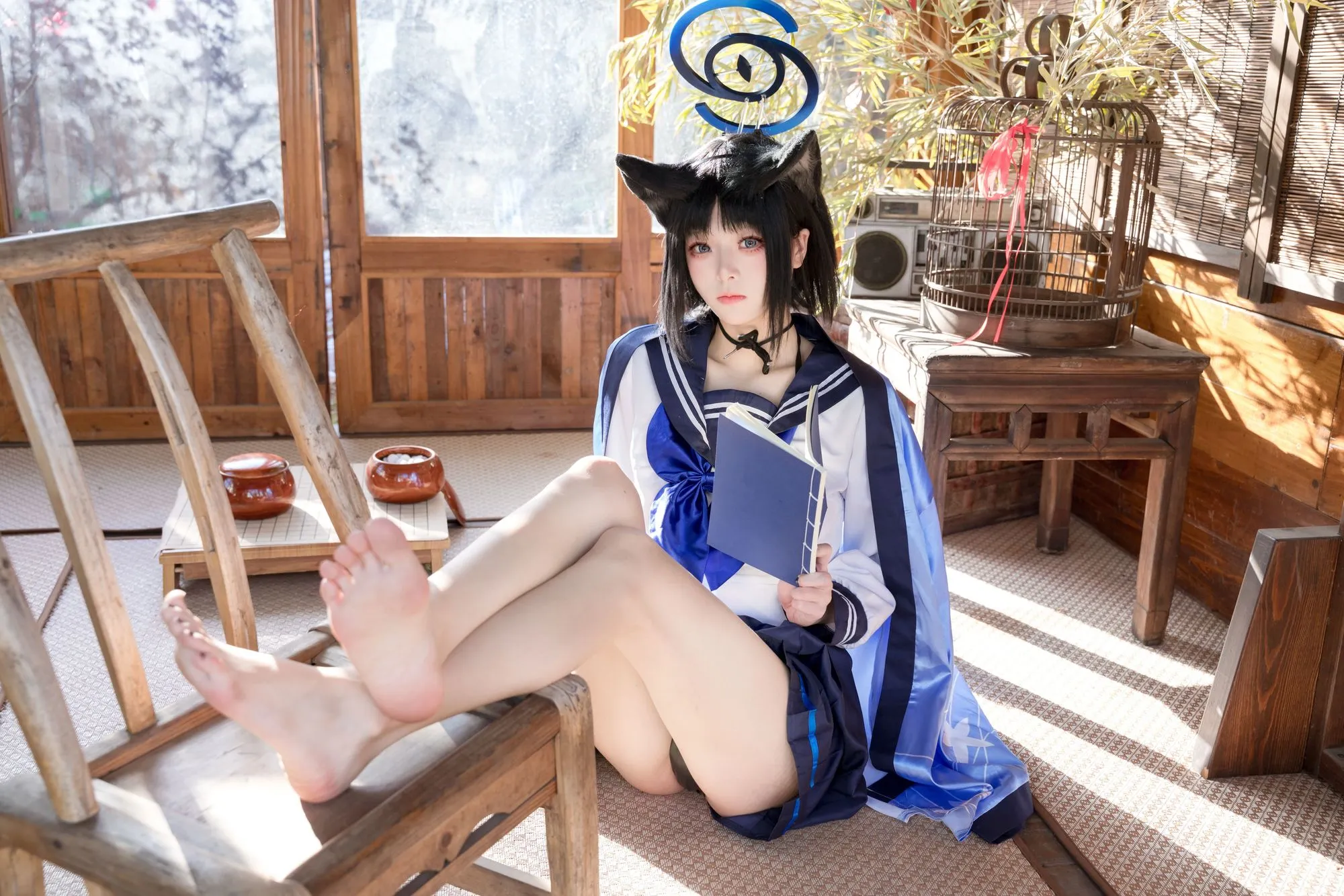 图片[2]-No.581 – 「九柒喵」蔚蓝档案 桐生桔梗 [88P]-coswz-cos王者
