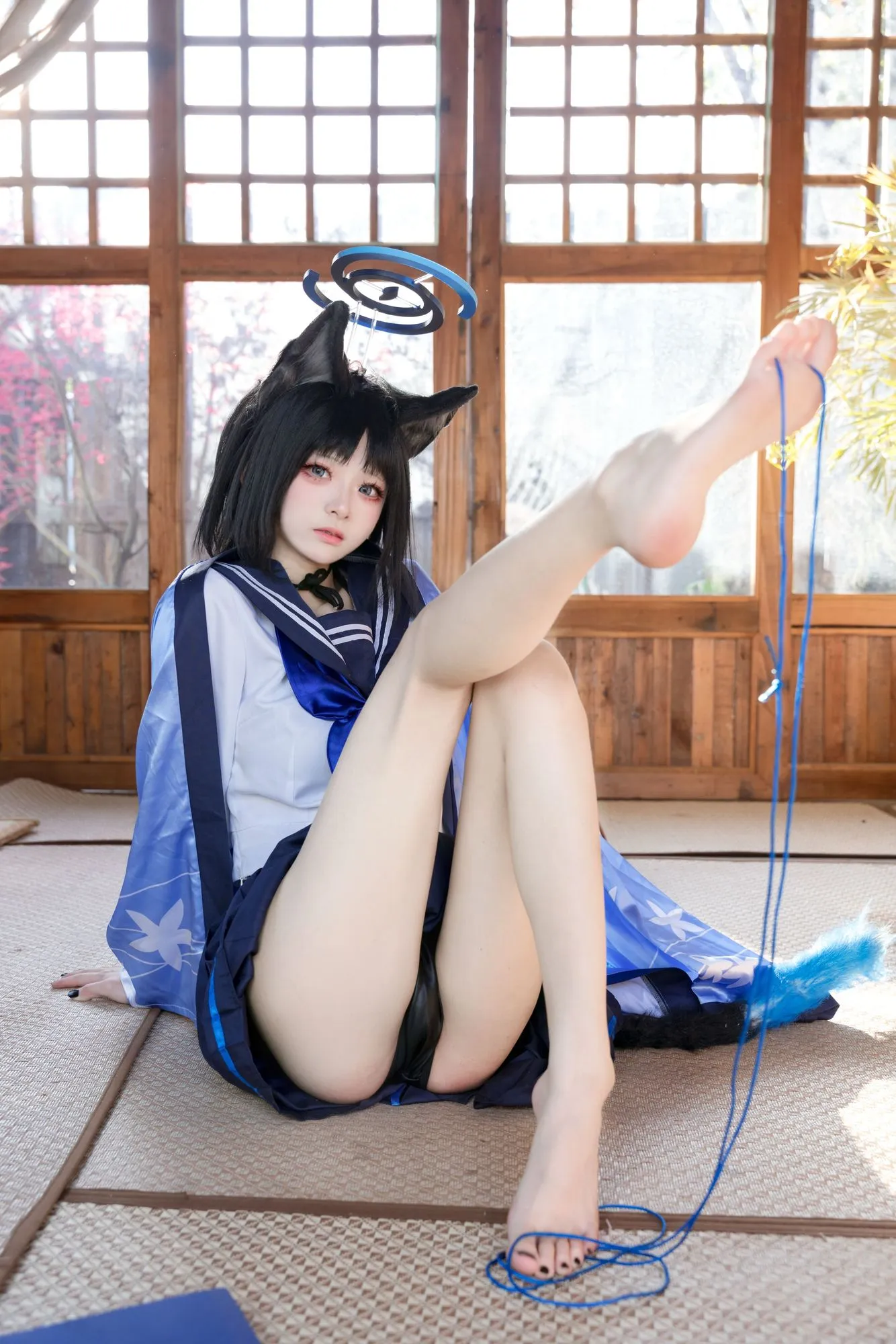 图片[3]-No.581 – 「九柒喵」蔚蓝档案 桐生桔梗 [88P]-coswz-cos王者