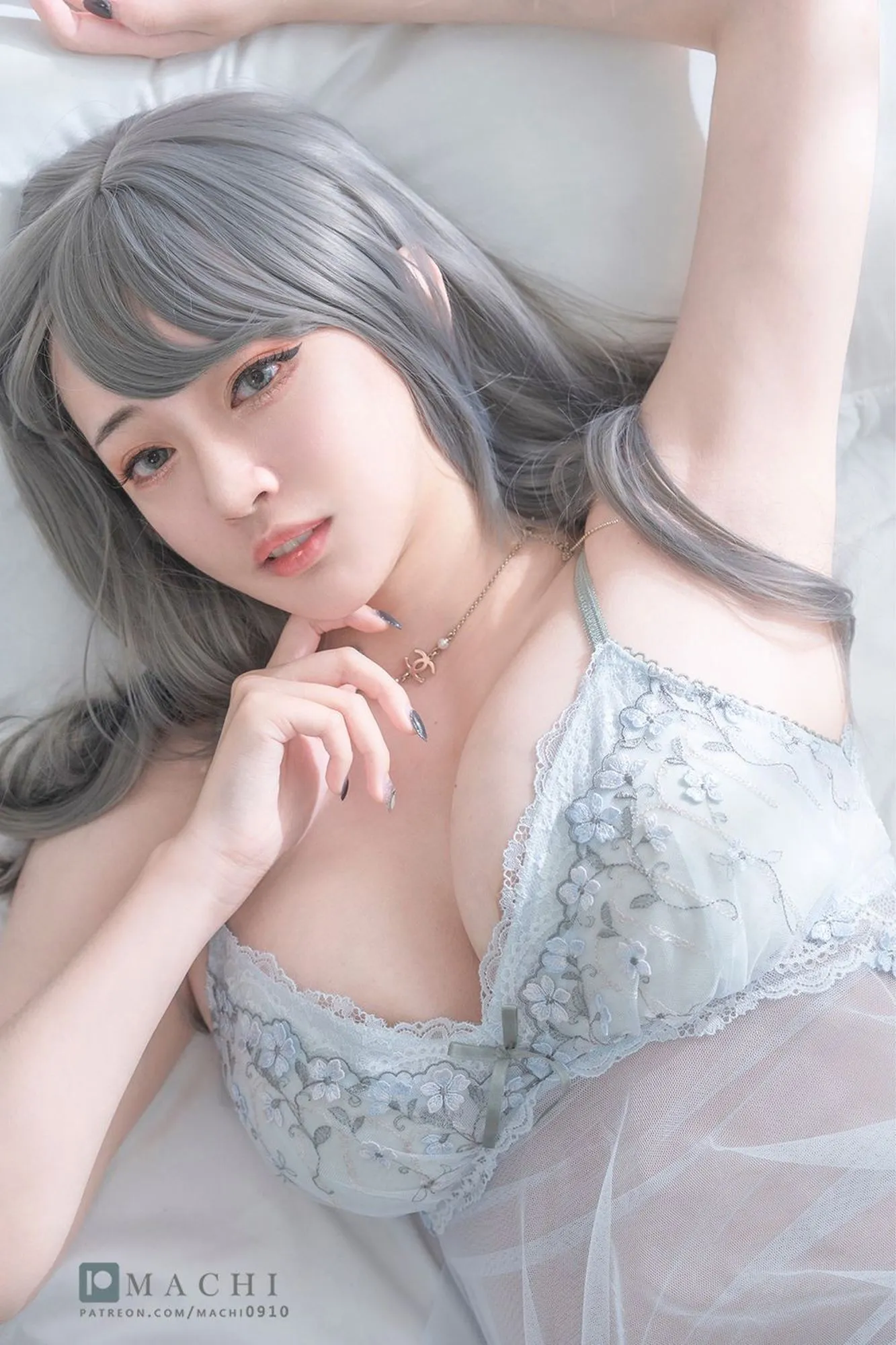 No.014 – 薄纱蕾丝睡裙 [27P]-图妖社