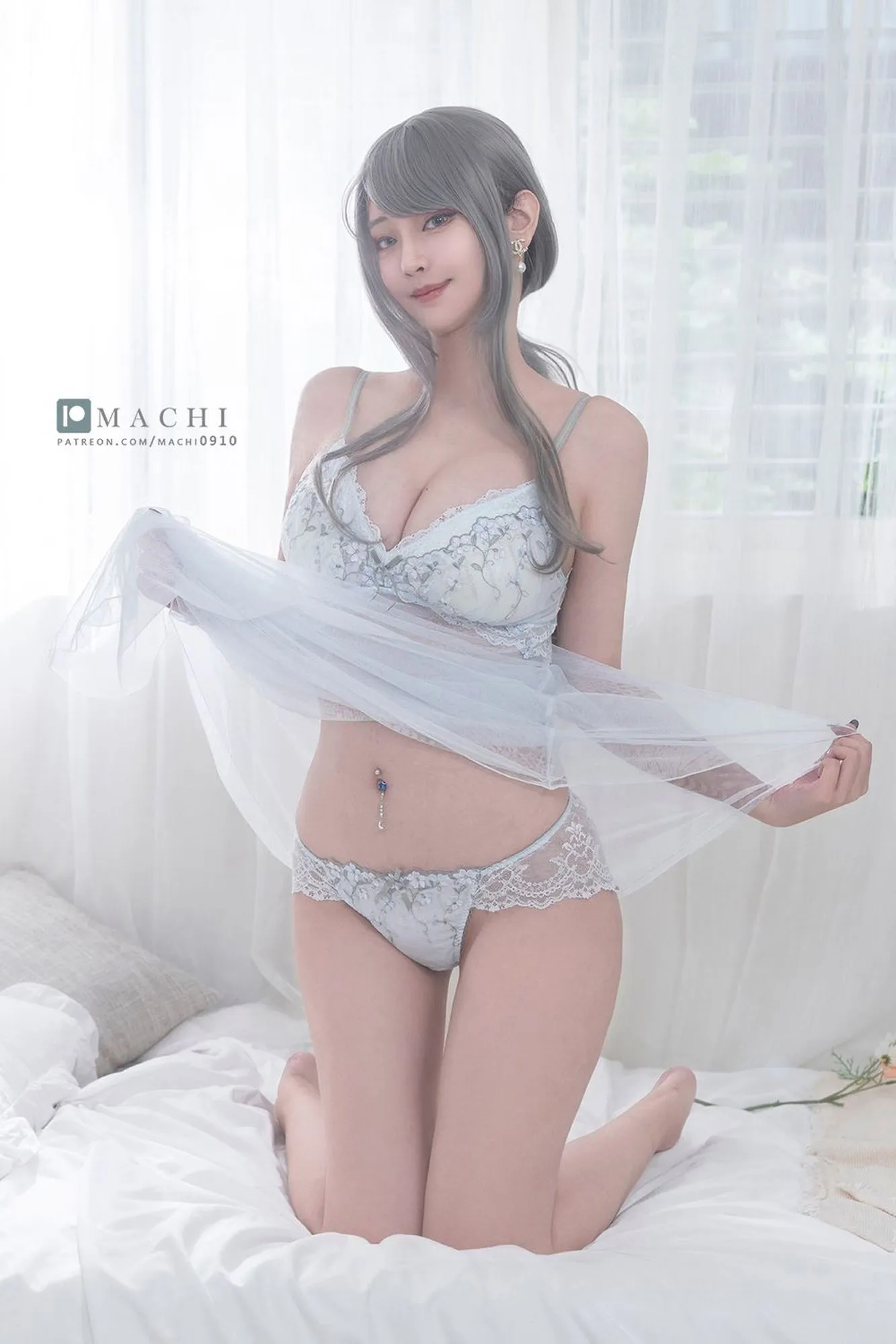 图片[3]-No.014 – 薄纱蕾丝睡裙 [27P]-coswz-cos王者