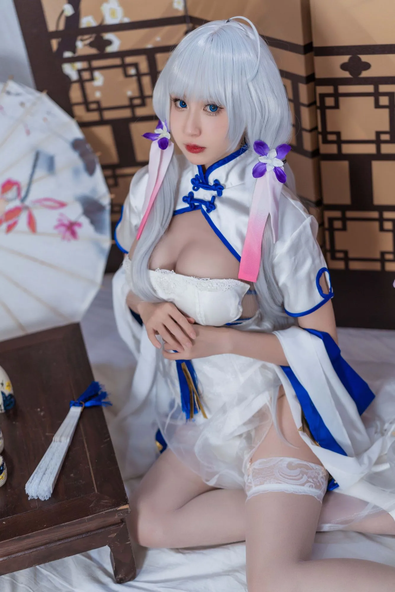 图片[3]-No.028 – 碧蓝航线 光辉旗袍 [24P]-coswz-cos王者