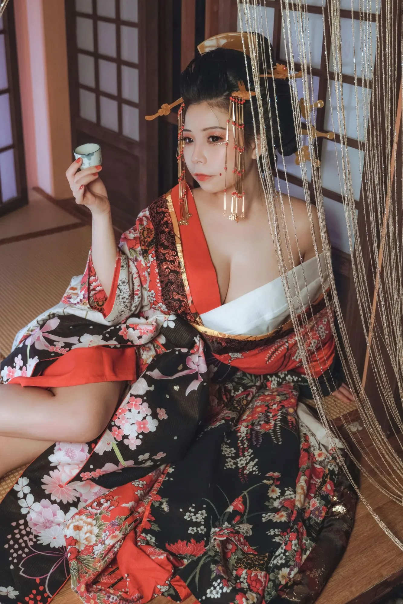 图片[3]-No.028 – 花魁 [15P]-coswz-cos王者