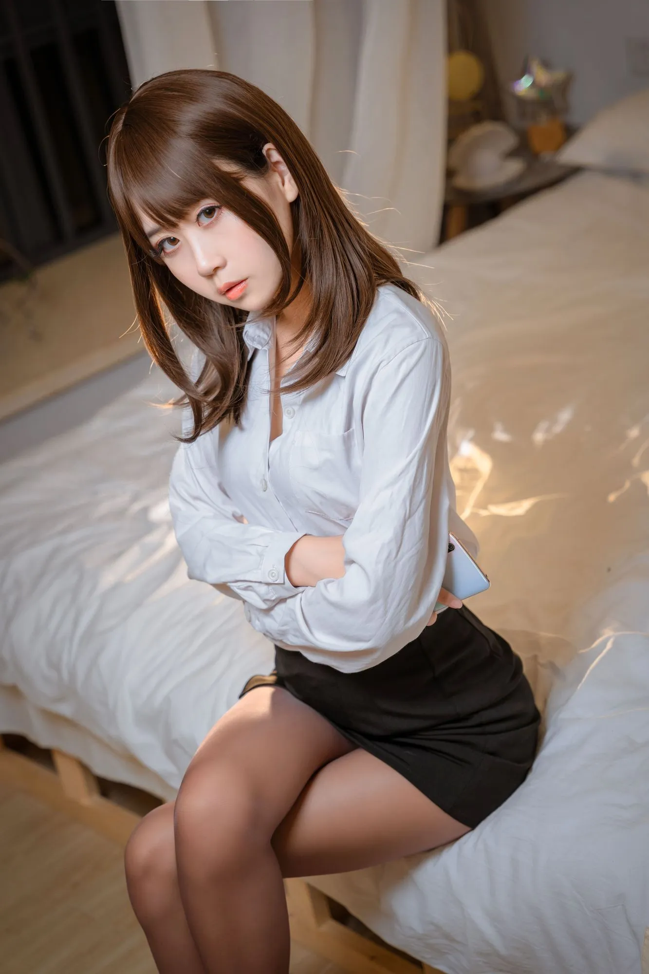 No.058 – 开裆丝袜OL [26P]-图妖社