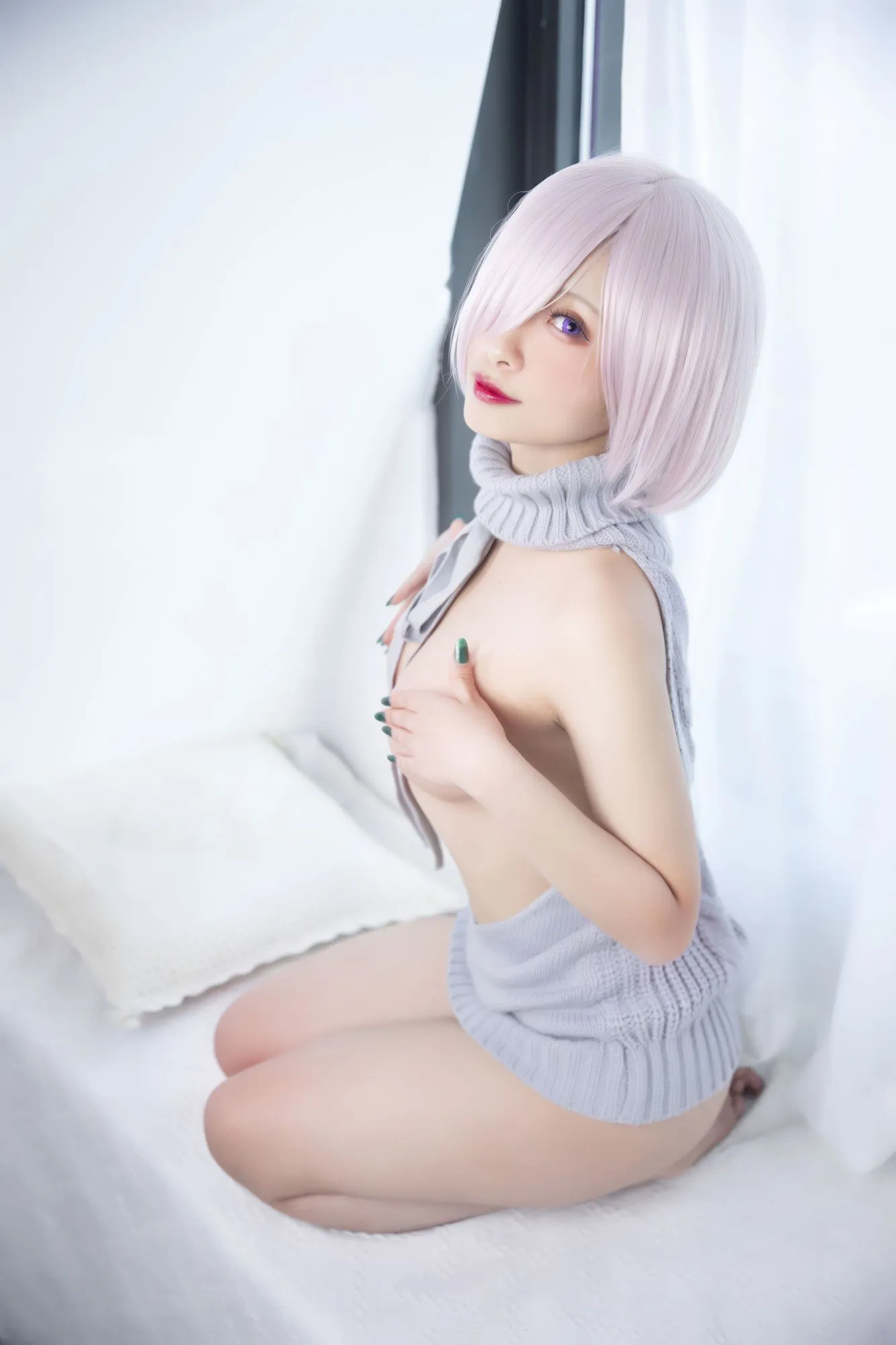 No.101 – FGO 玛修 露背毛衣 [23P]-图妖社