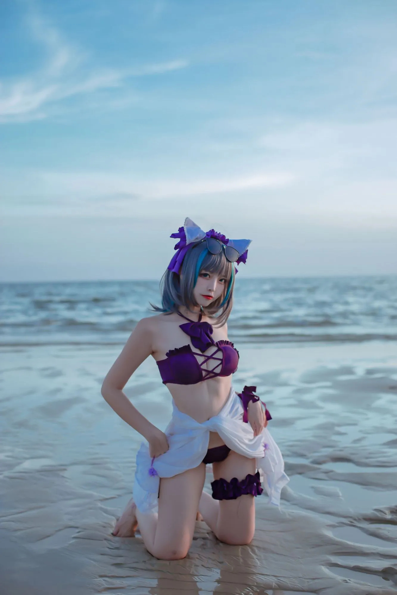 图片[2]-No.186 – 碧蓝航线 柴郡泳装 [30P]-coswz-cos王者