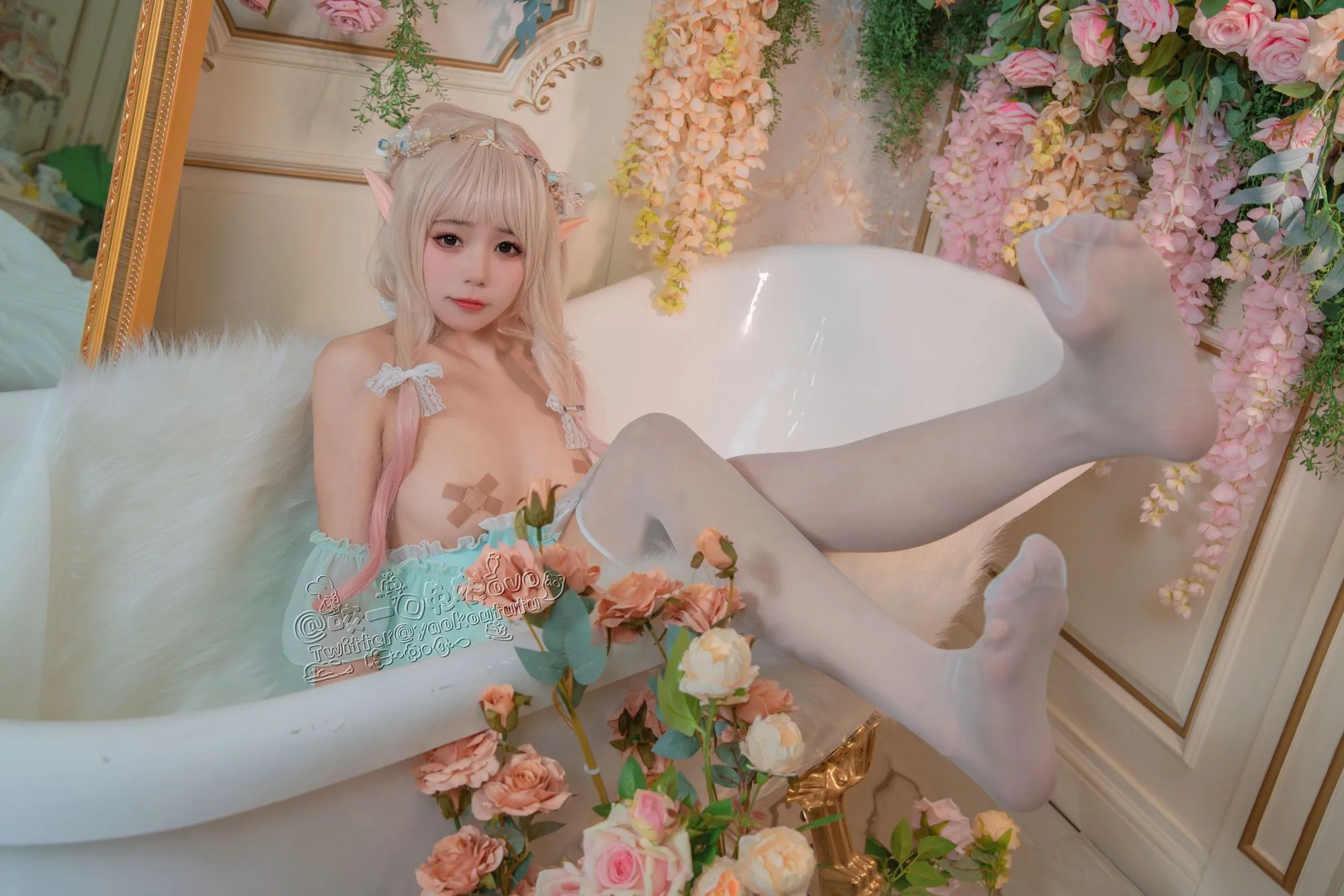 图片[4]-No.027 – 豌豆公主的秘密花房 [40P]-coswz-cos王者