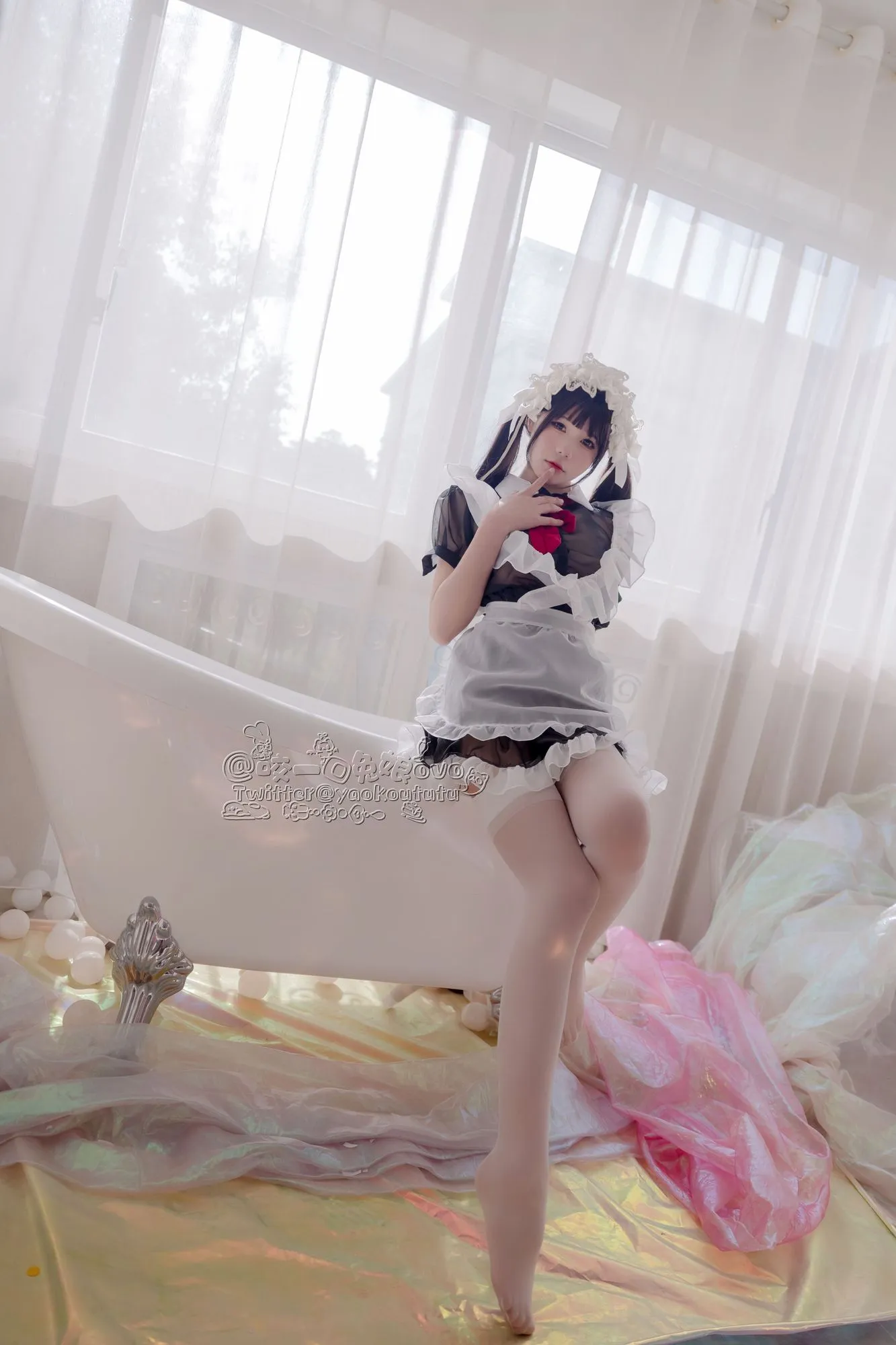 图片[2]-No.028 – 黑白女仆 [55P]-coswz-cos王者