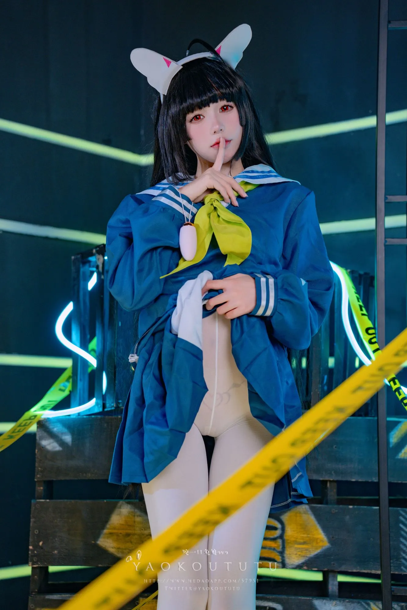 图片[2]-No.076 – 兔兔班车2 蔚蓝档案 霞泽美游 [41P 1V]-coswz-cos王者
