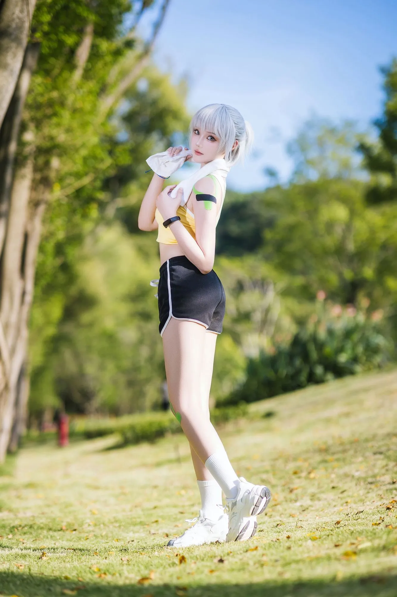 图片[6]-No.104 – 灵笼 白月魁运动服 [15P]-coswz-cos王者