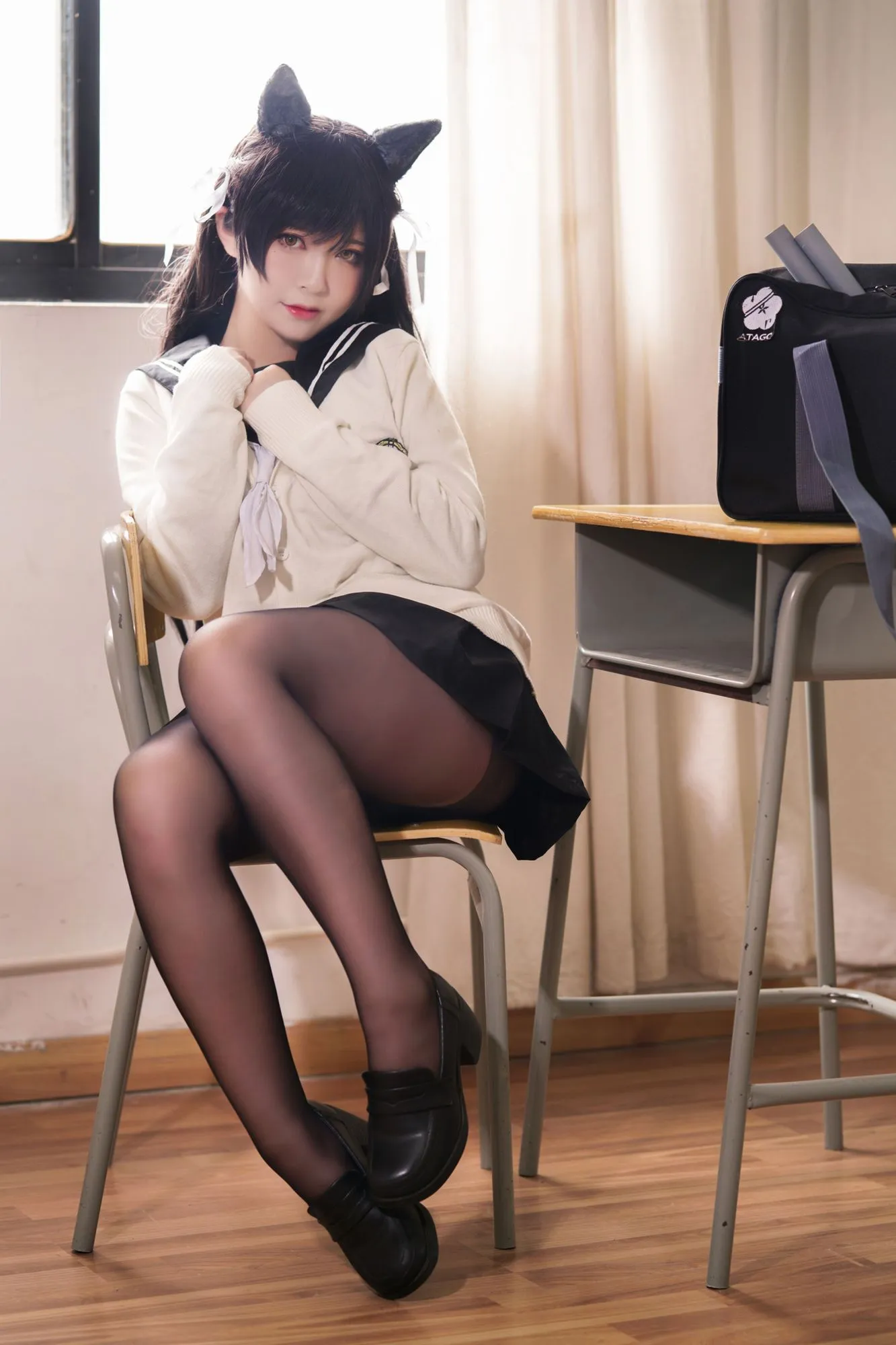 图片[5]-No.083 – 碧蓝航线 爱宕 学园幻想曲 [25P]-coswz-cos王者