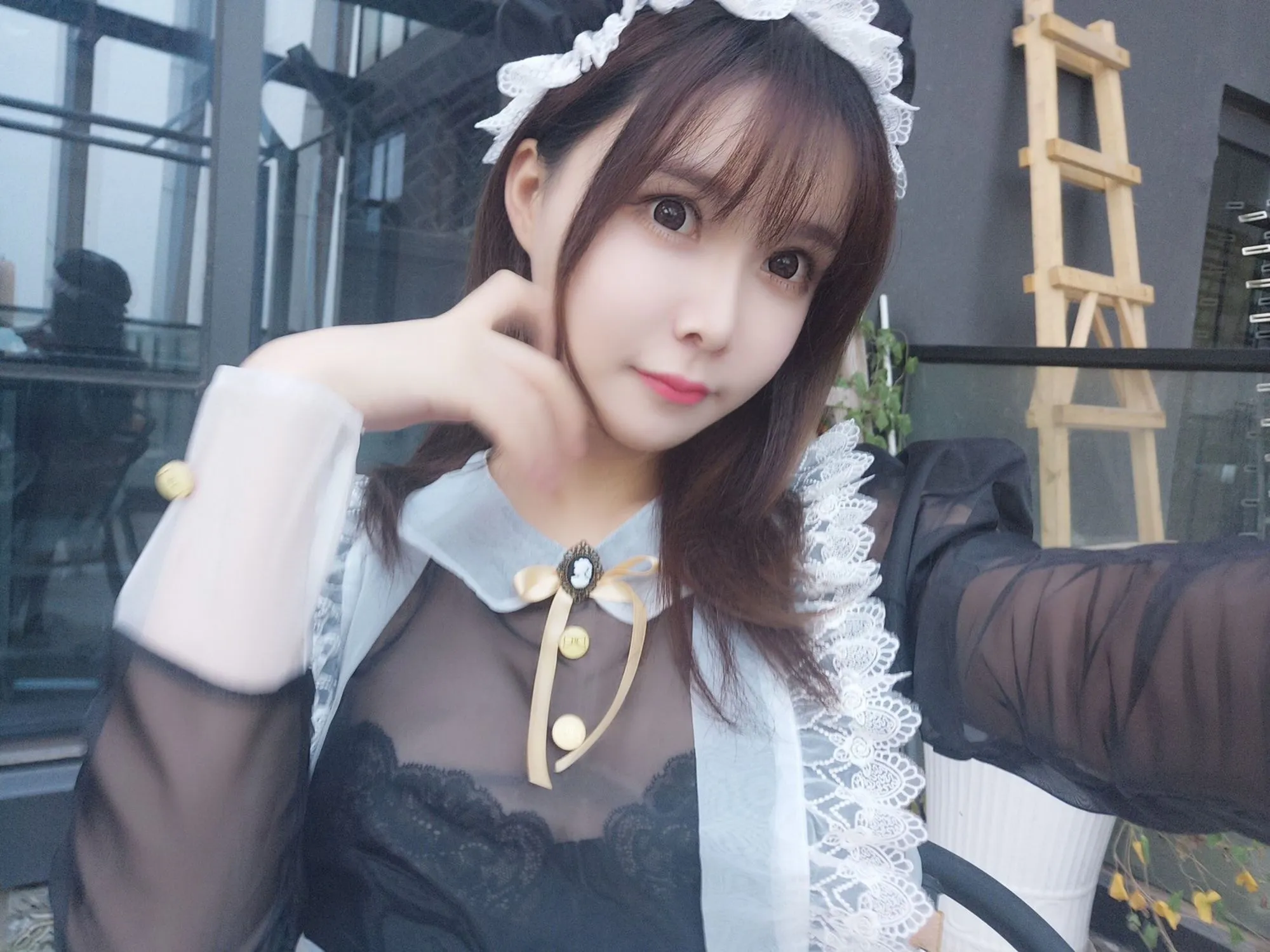 No.041 – 黑色透明女仆 [33P]-图妖社