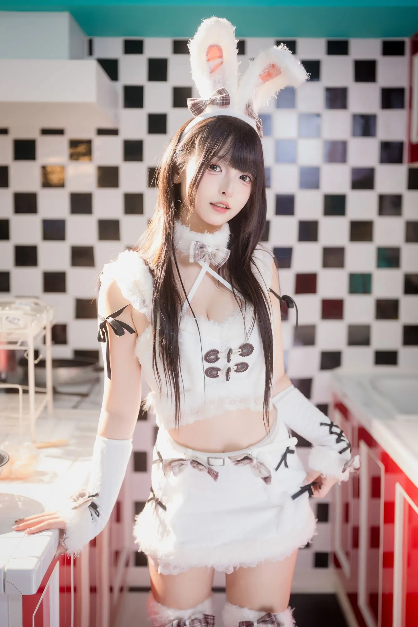 No.225 – 毛绒白兔 [75P 2V]-图妖社