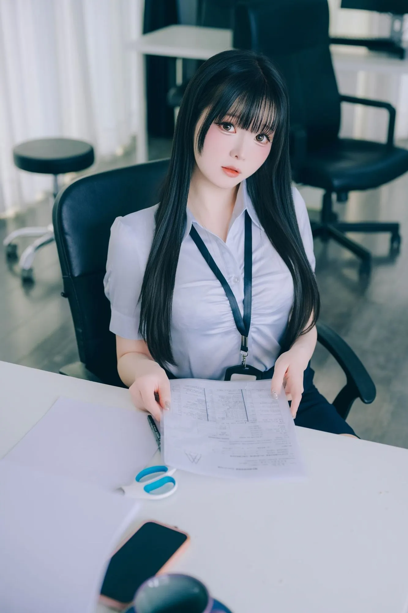 No.124 – DL版写真集 Shimo’ Secret Office Vol.02 [139P]-图妖社