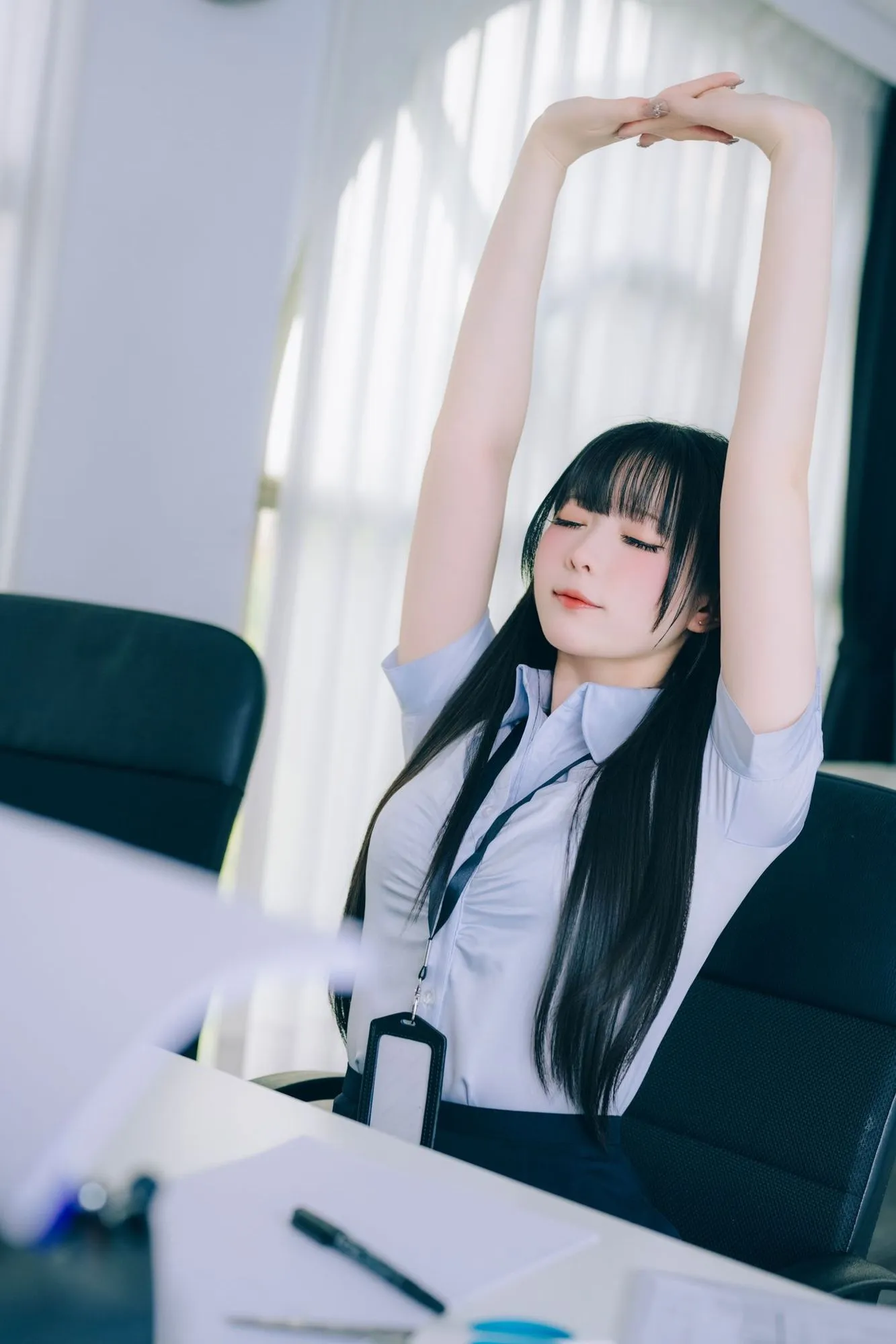 图片[2]-No.124 – DL版写真集 Shimo’ Secret Office Vol.02 [139P]-coswz-cos王者