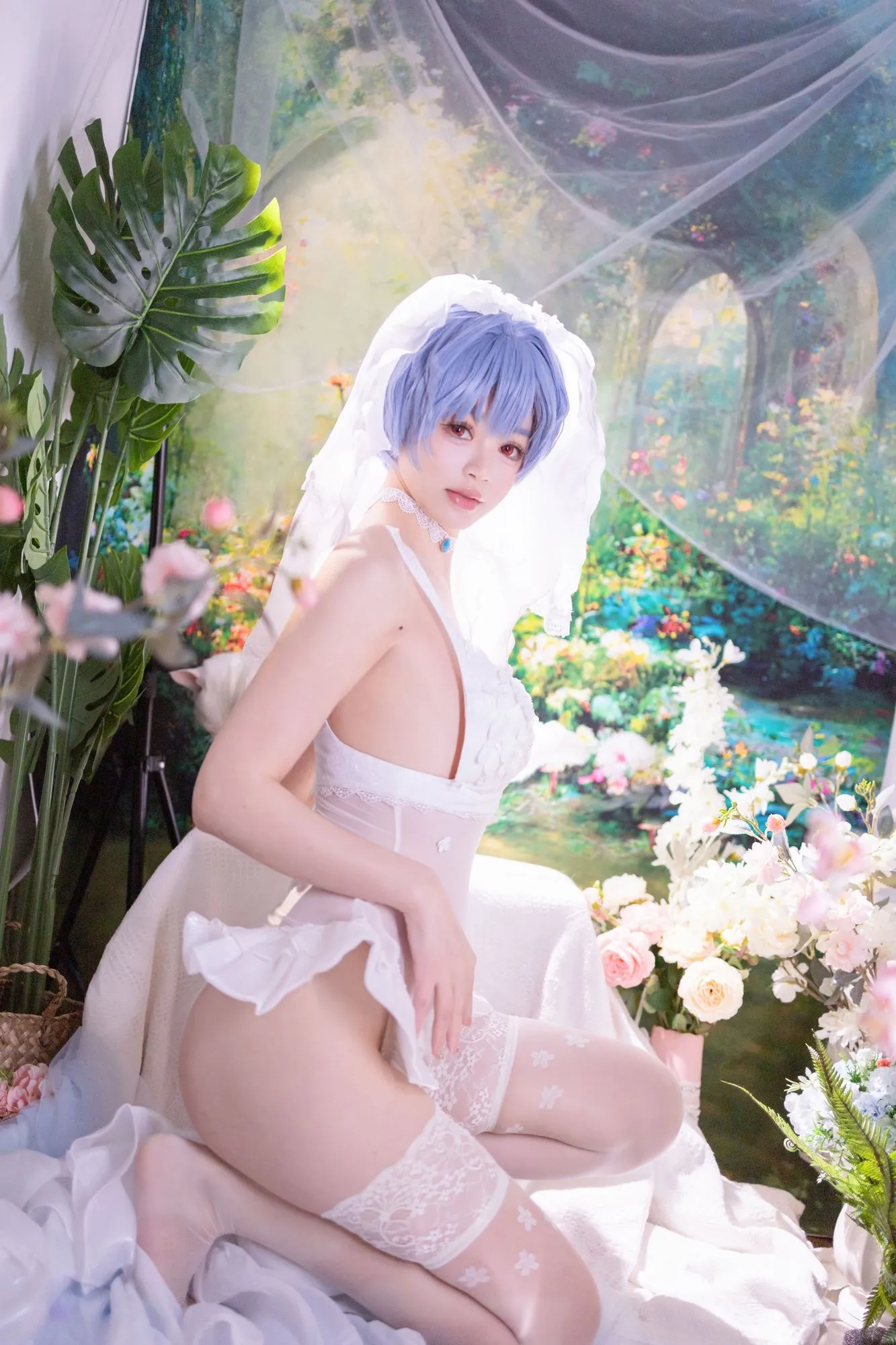 图片[2]-No.016 – EVA 绫波丽 花嫁 [52P]-coswz-cos王者