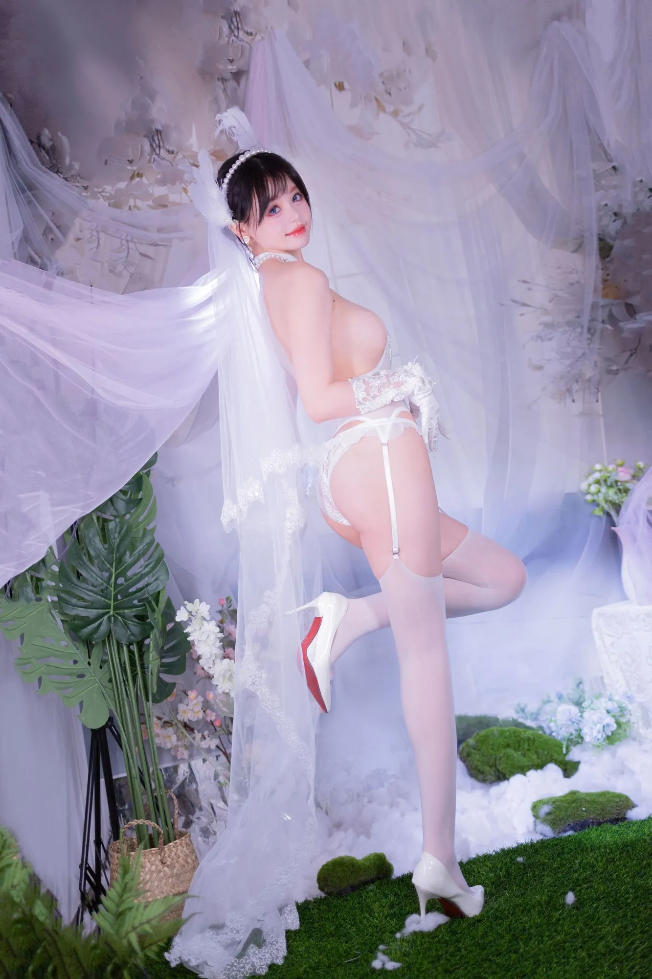 图片[4]-No.017 – 白丝花嫁 [50P]-coswz-cos王者