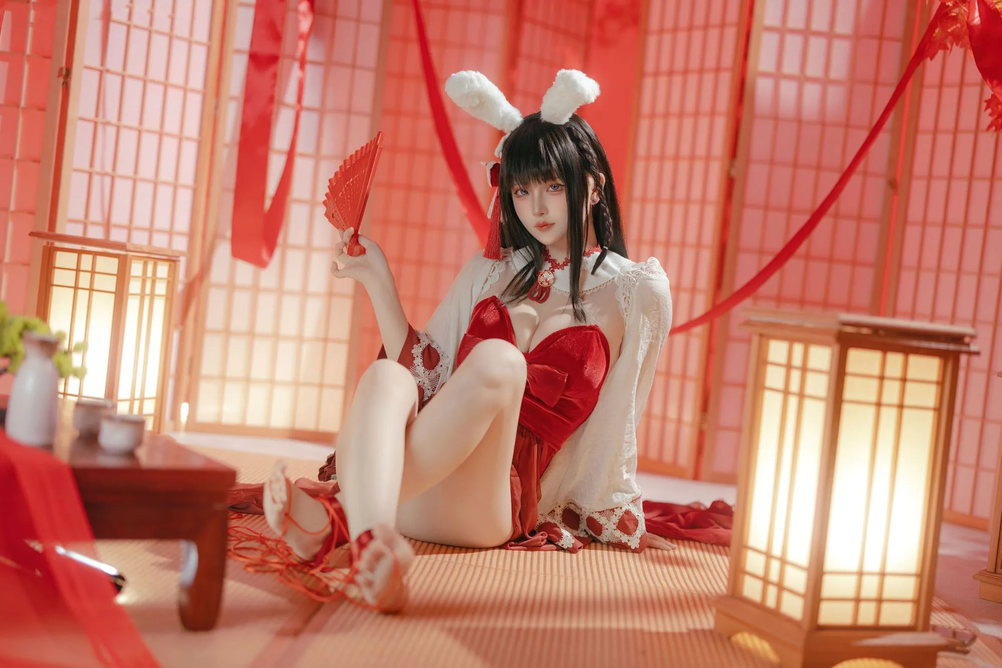 图片[3]-No.068 – 碧蓝航线 大山·祈愿的巫女兔 [58P]-coswz-cos王者