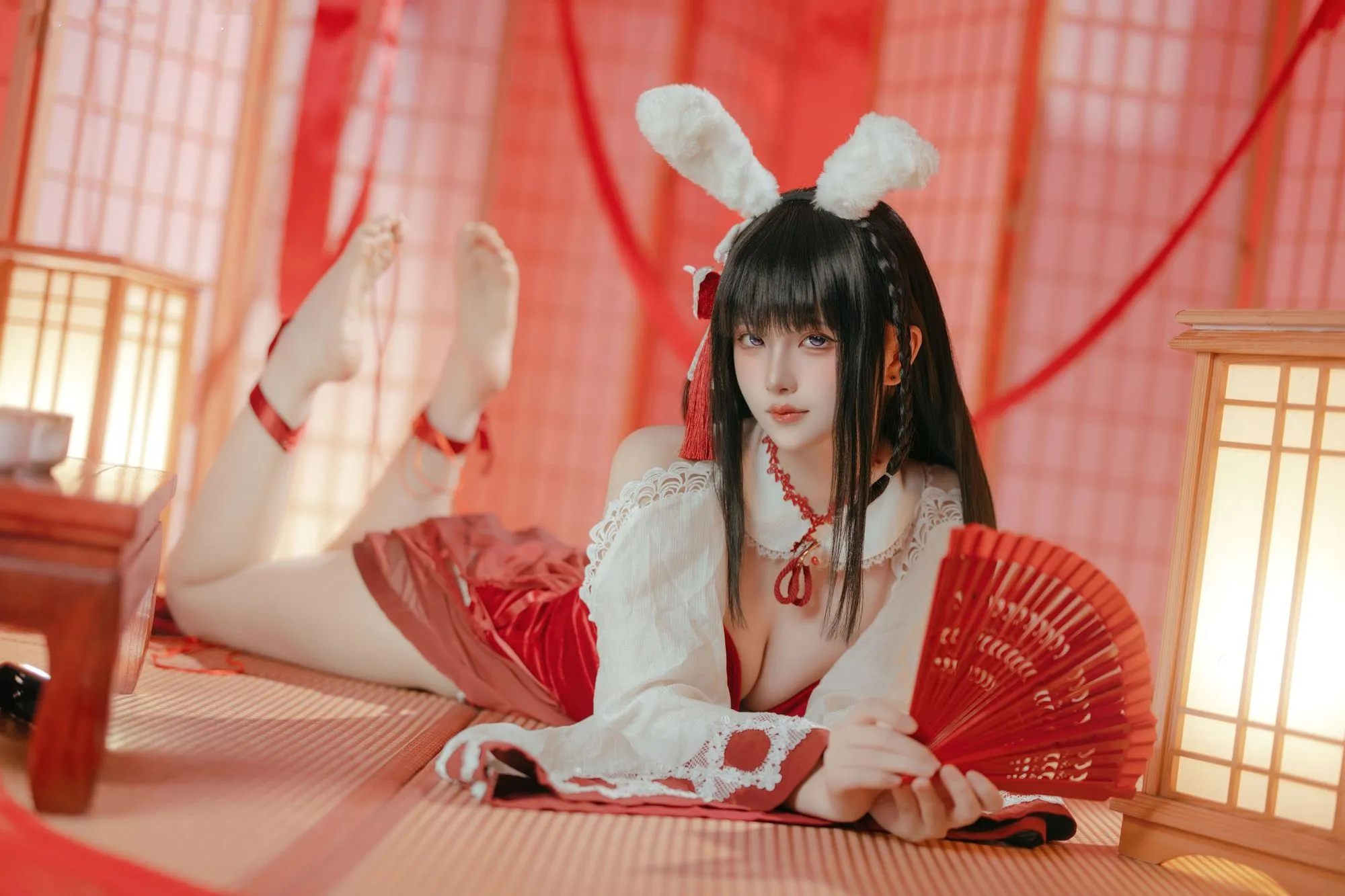 图片[2]-No.068 – 碧蓝航线 大山·祈愿的巫女兔 [58P]-coswz-cos王者