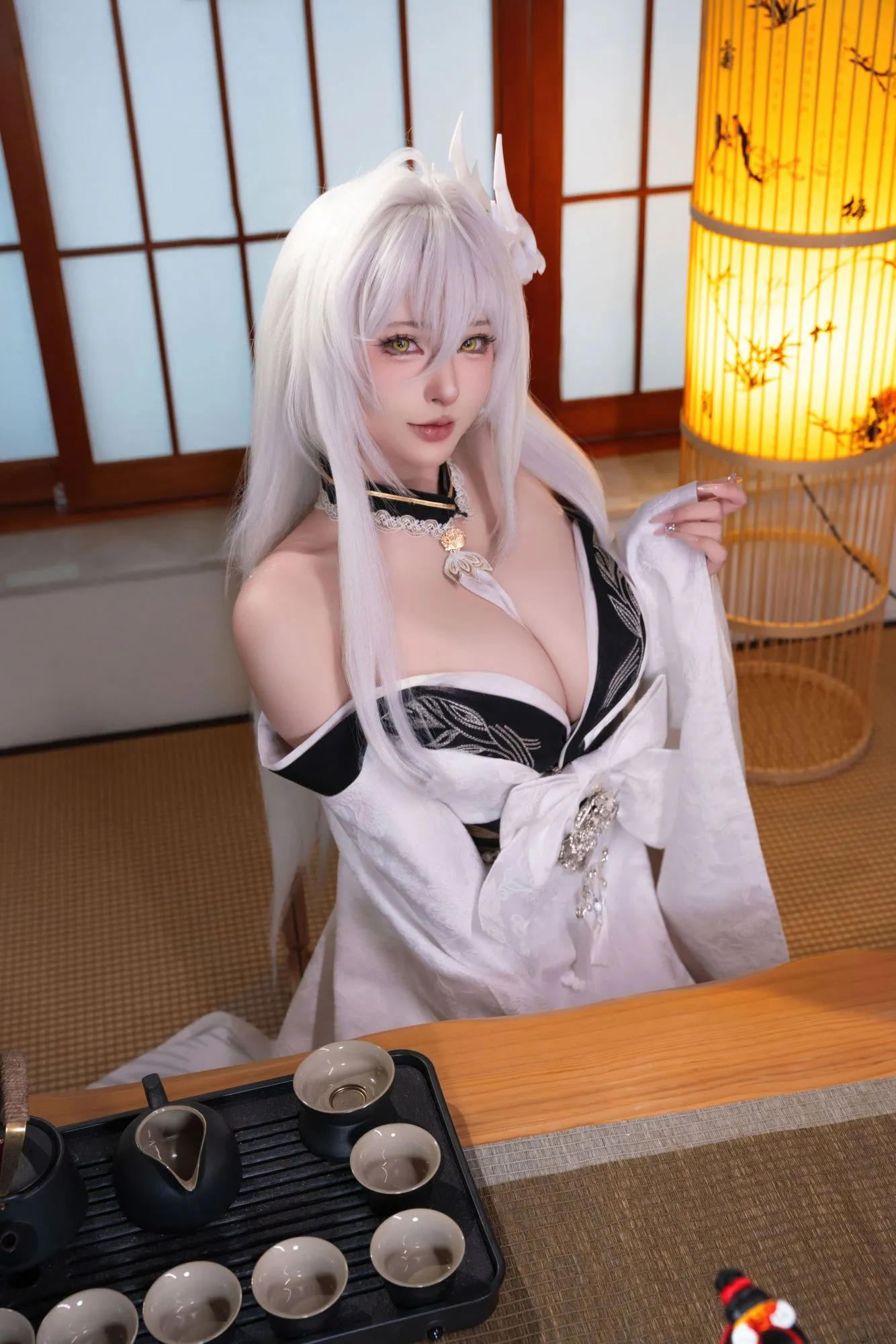图片[2]-No.092 – 碧蓝航线 白凤和服 [76P 1V]-coswz-cos王者