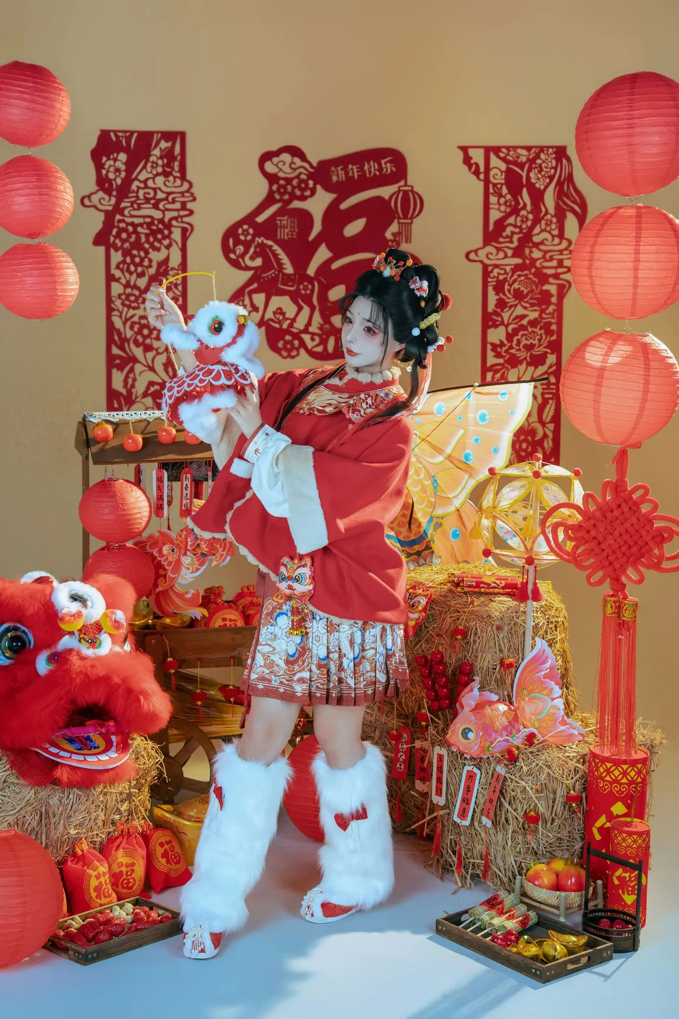 图片[2]-No.146 – 2026新春特辑 醒狮少女 [131P 2V]-coswz-cos王者