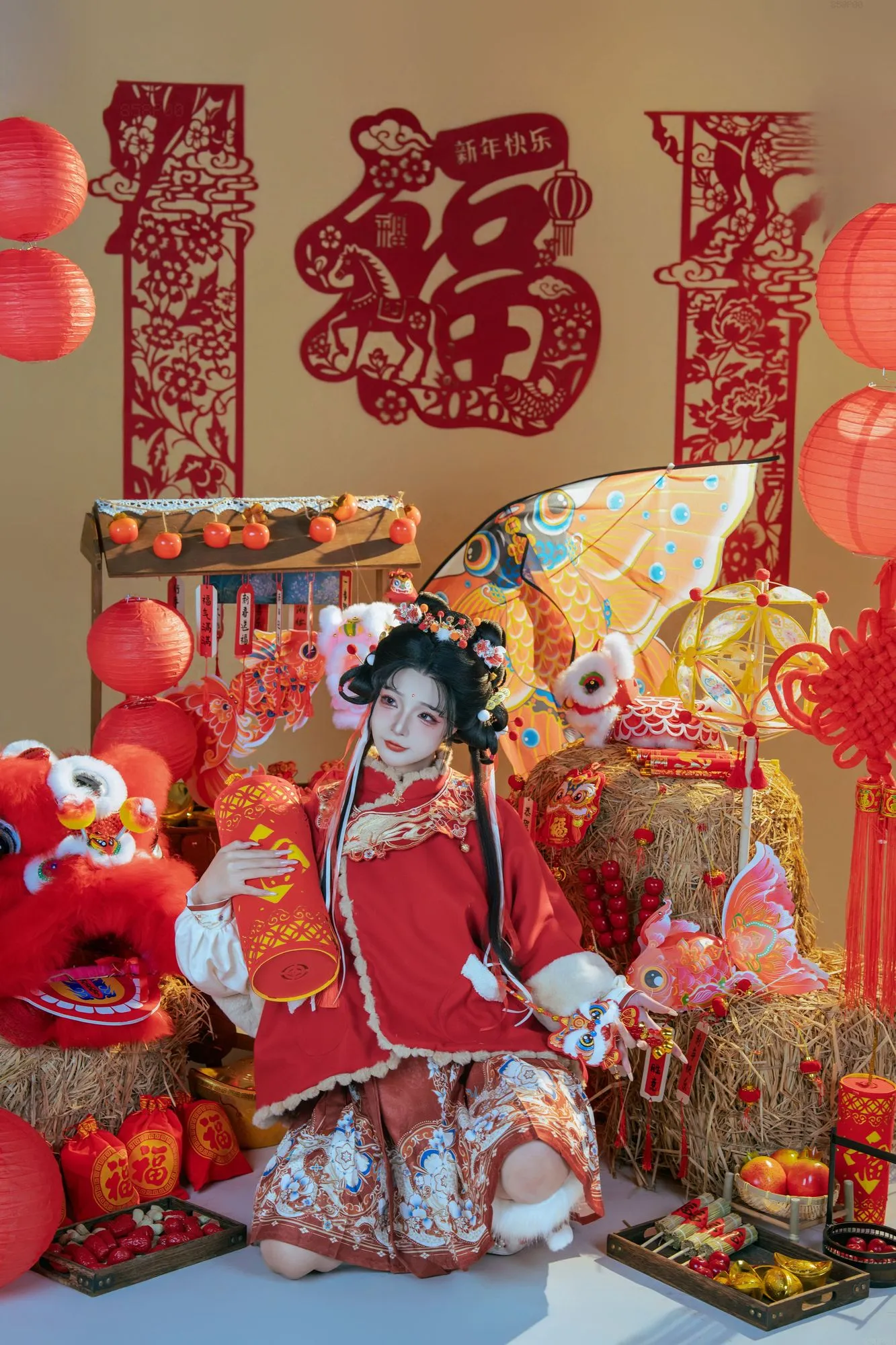 图片[5]-No.146 – 2026新春特辑 醒狮少女 [131P 2V]-coswz-cos王者