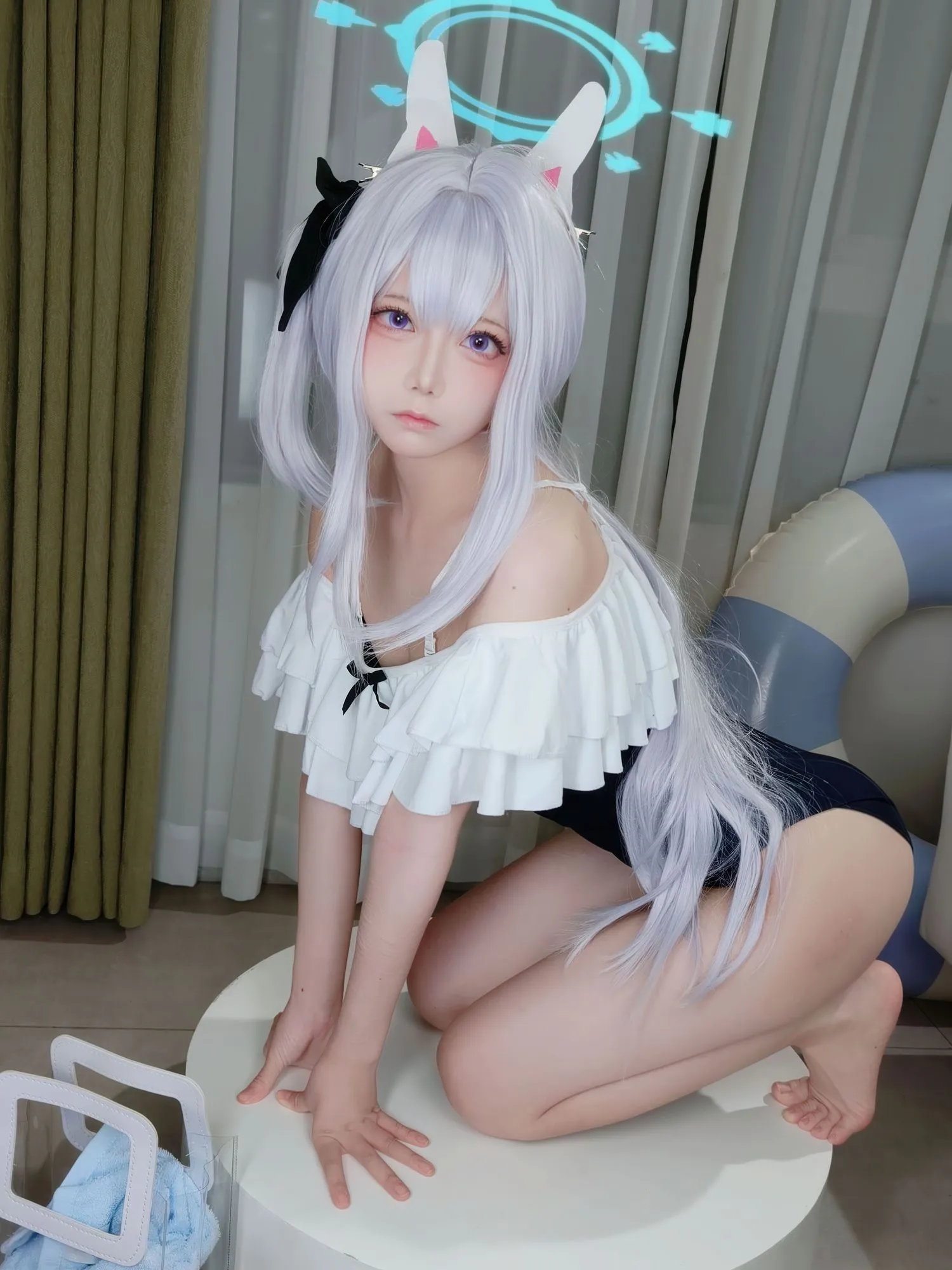 No.008 – 蔚蓝档案 水宫子+水梓 [115P]-图妖社