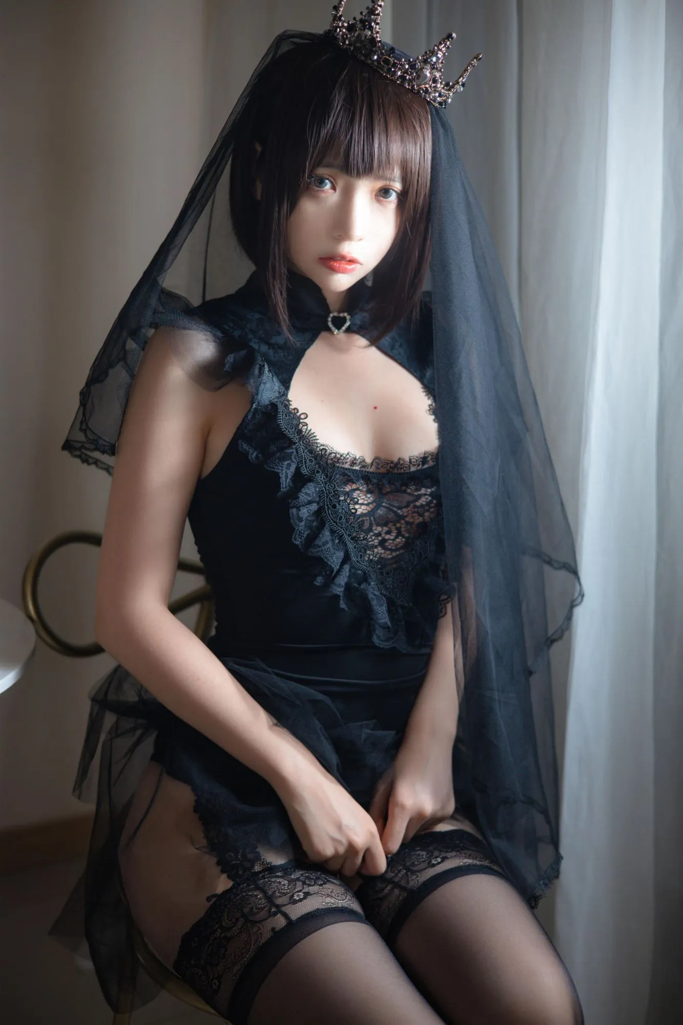 No.160 – 黑色婚纱 [40P]-图妖社