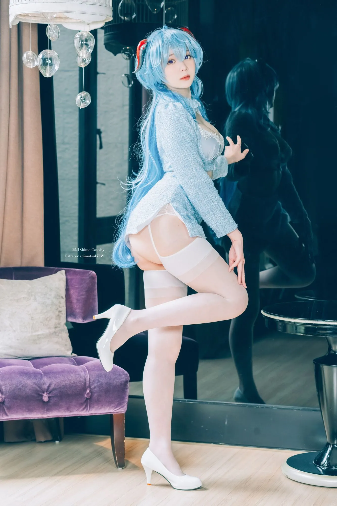 图片[2]-No.130 – Ganyu lingerie [15P]-coswz-cos王者