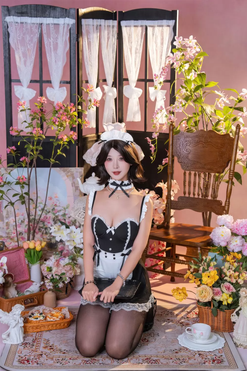 图片[3]-No.151 – 侍花礼 (&云溪溪) [100P 1V]-coswz-cos王者