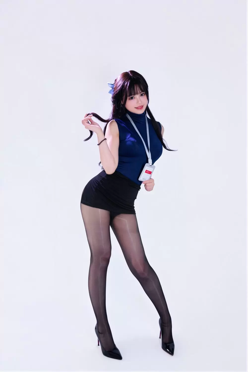 图片[6]-No.022 – 蓝黑制服OL [44P]-coswz-cos王者