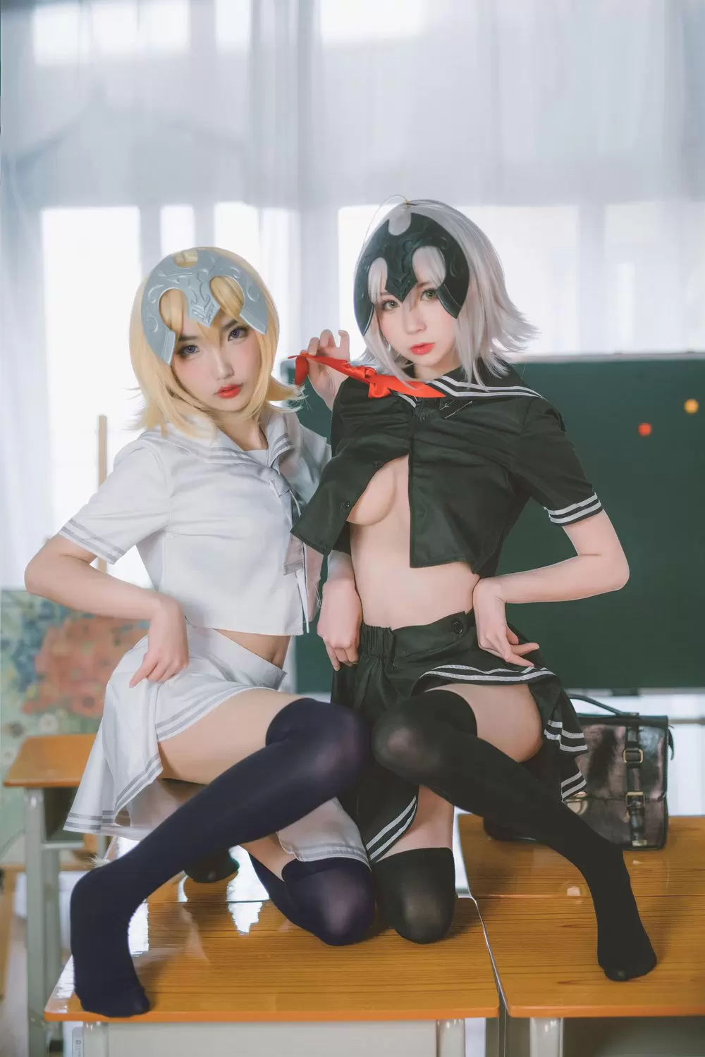 No.044 – 黑白贞德 JK制服 [24P]-图妖社