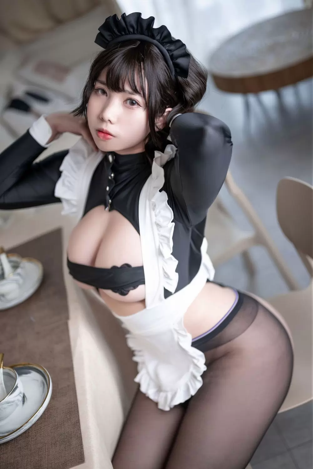 No.017 – 高叉女仆 [67P]-图妖社