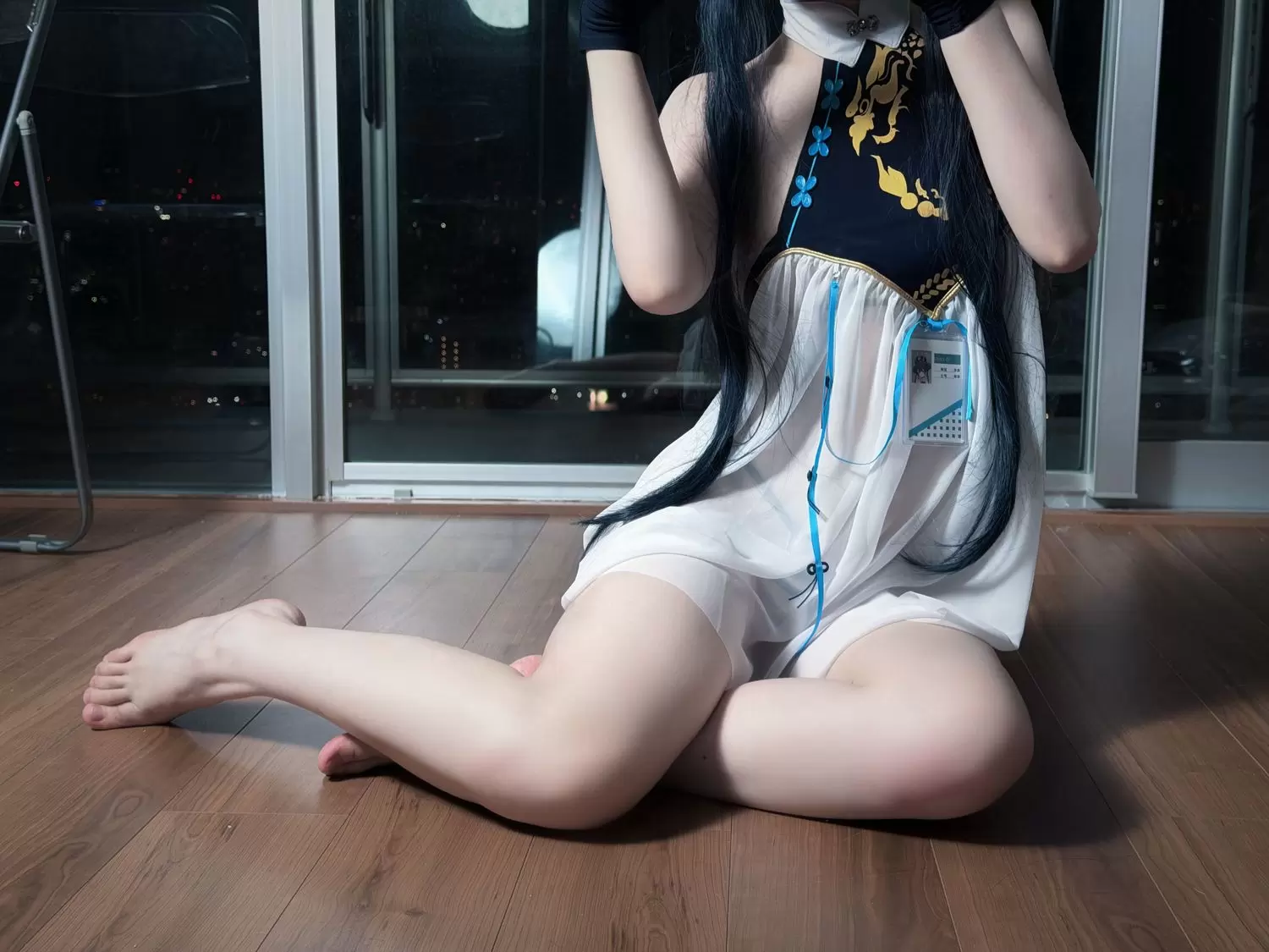 图片[3]-No.044 – kisaki see through dress with thongs [42P]-coswz-cos王者