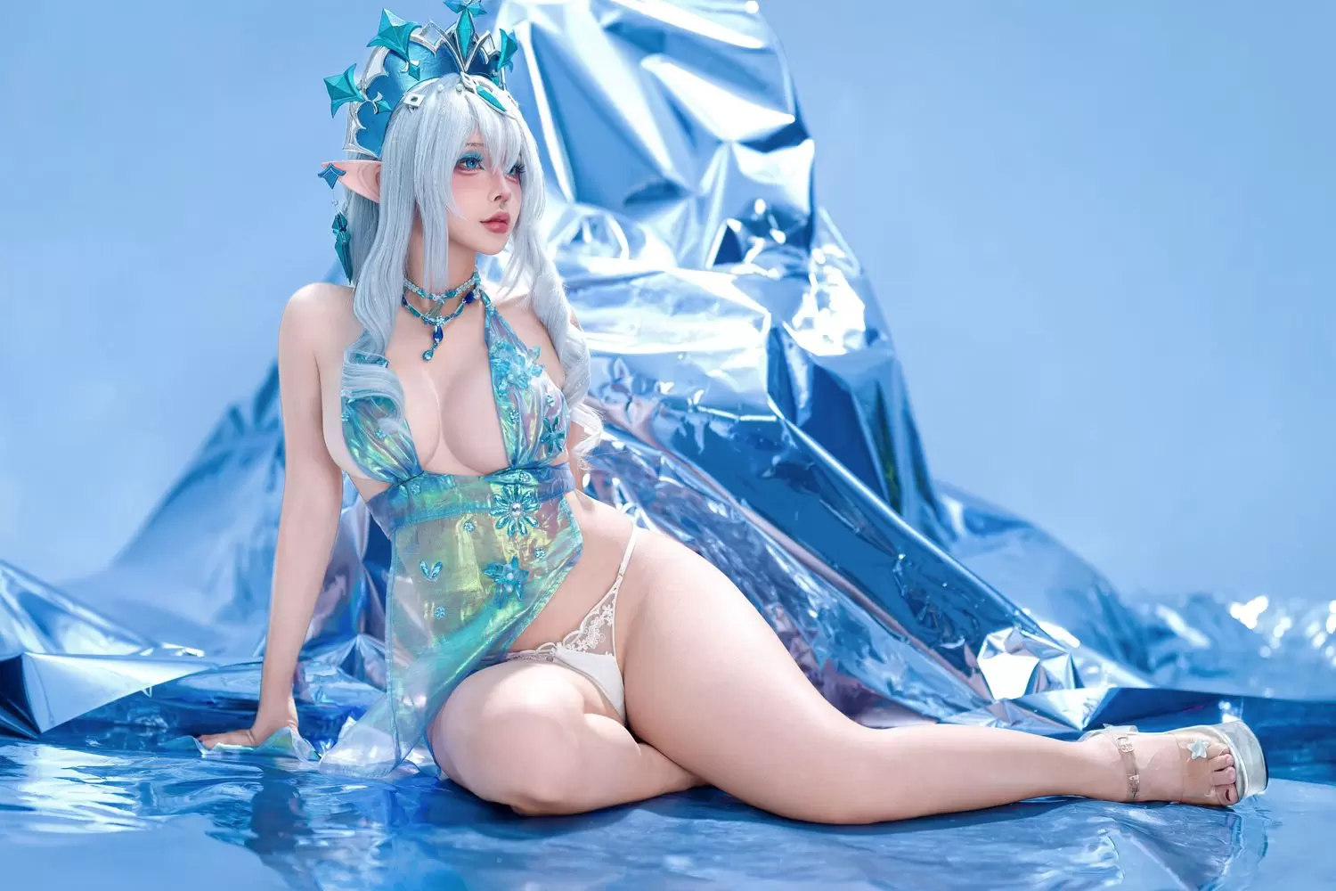 图片[2]-No.110 – Genshin Impact Tsaritsa Empress of Ice [99P 9V]-coswz-cos王者