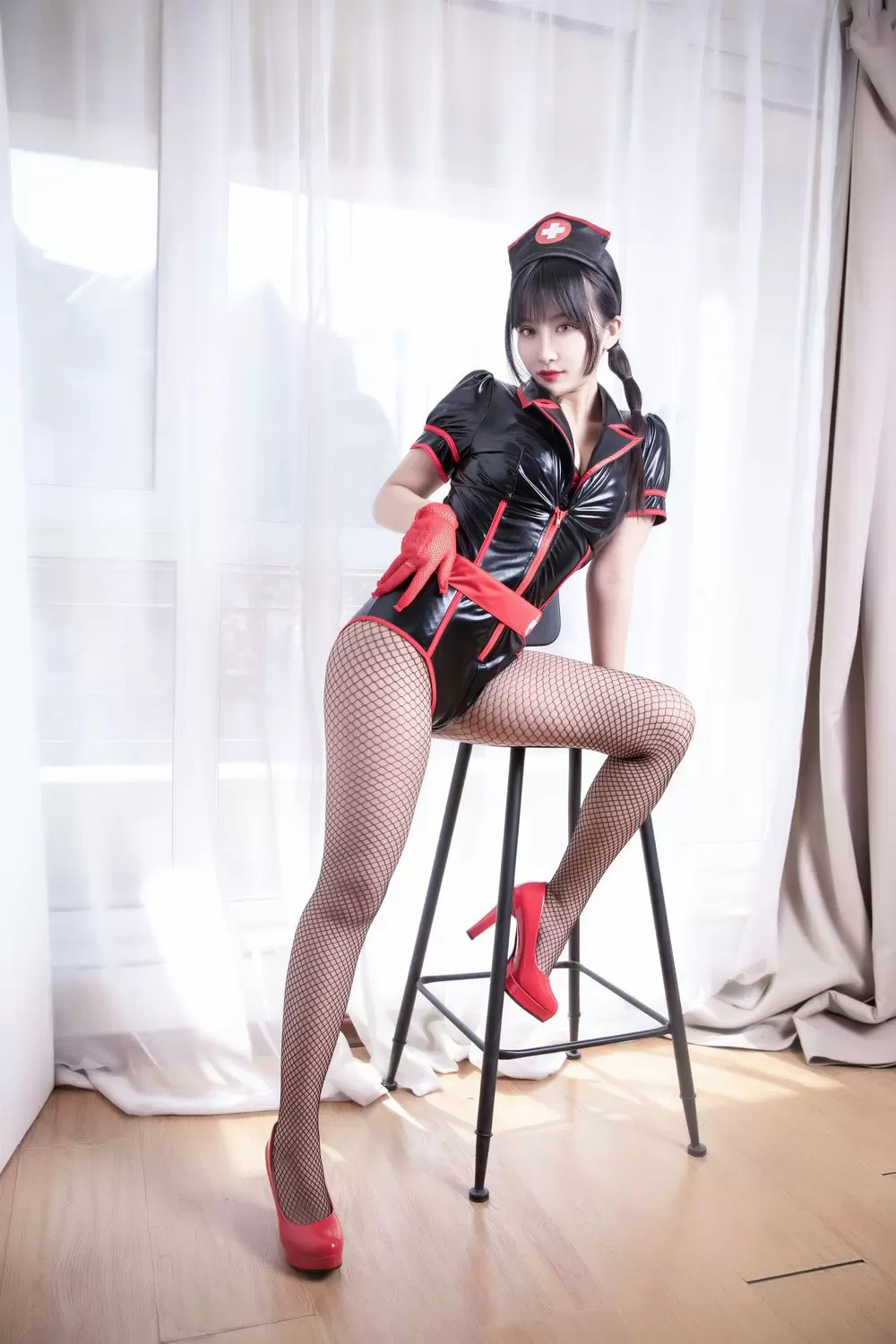 No.130 – 皮衣护士 [38P]-图妖社