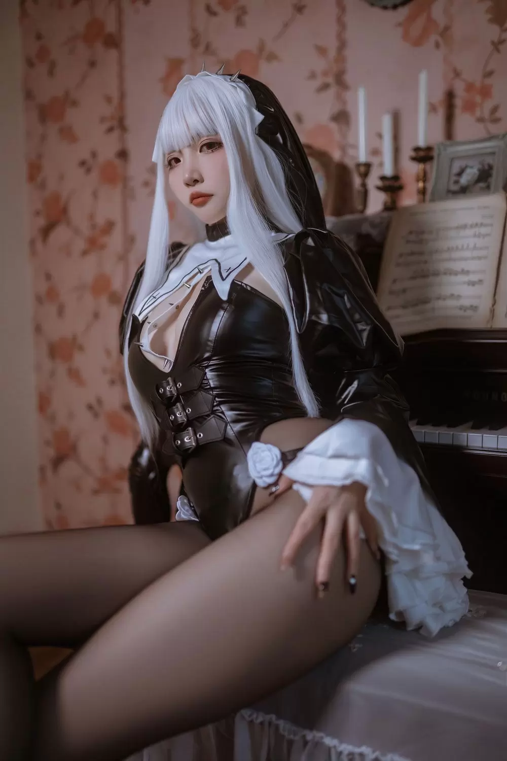 图片[2]-No.218 – 白发修女 [51P]-coswz-cos王者