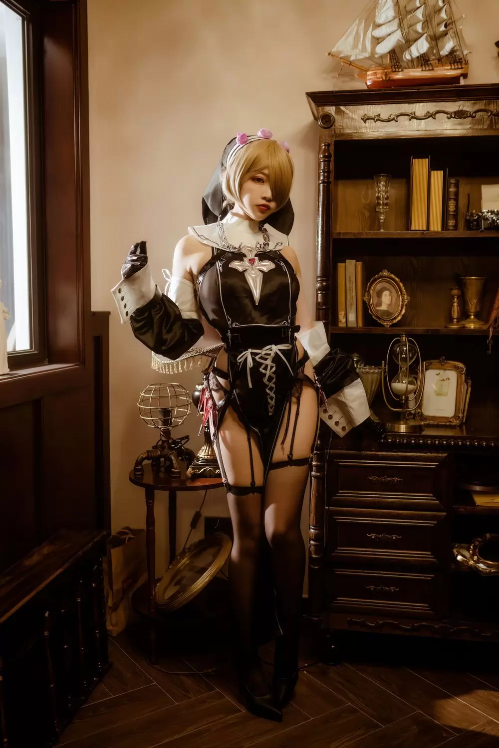 图片[3]-No.220 – 旗袍修女 [31P]-coswz-cos王者